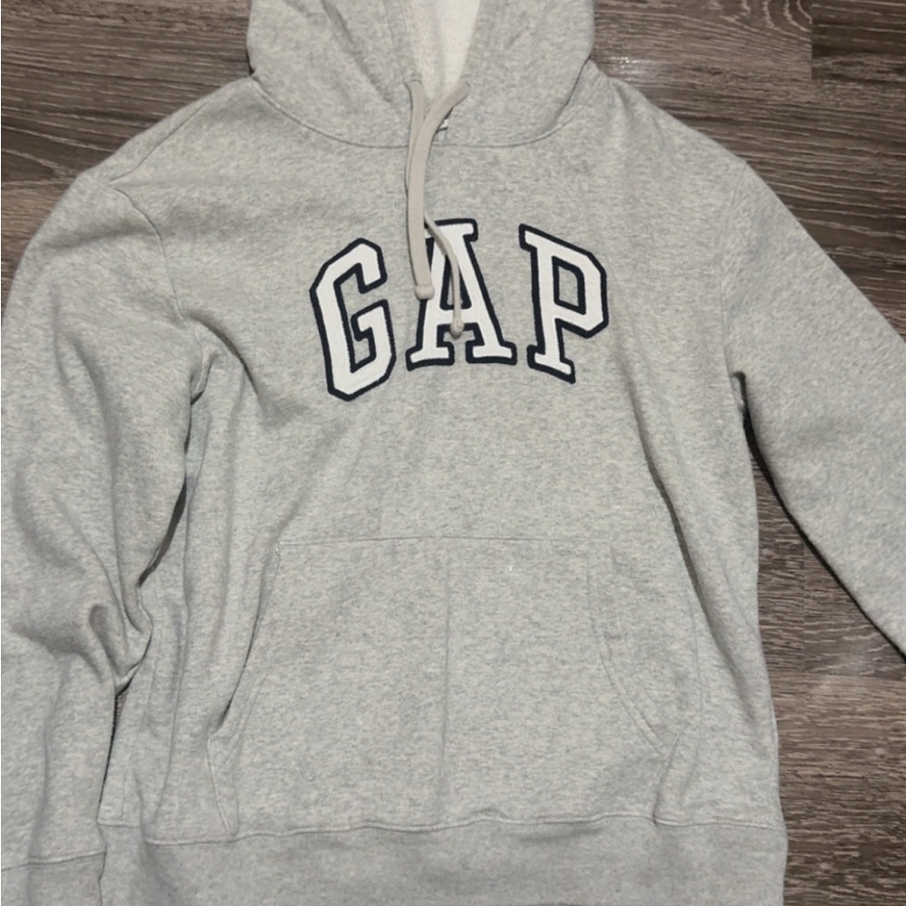 GAP Light Gray Pullover Hoodie
